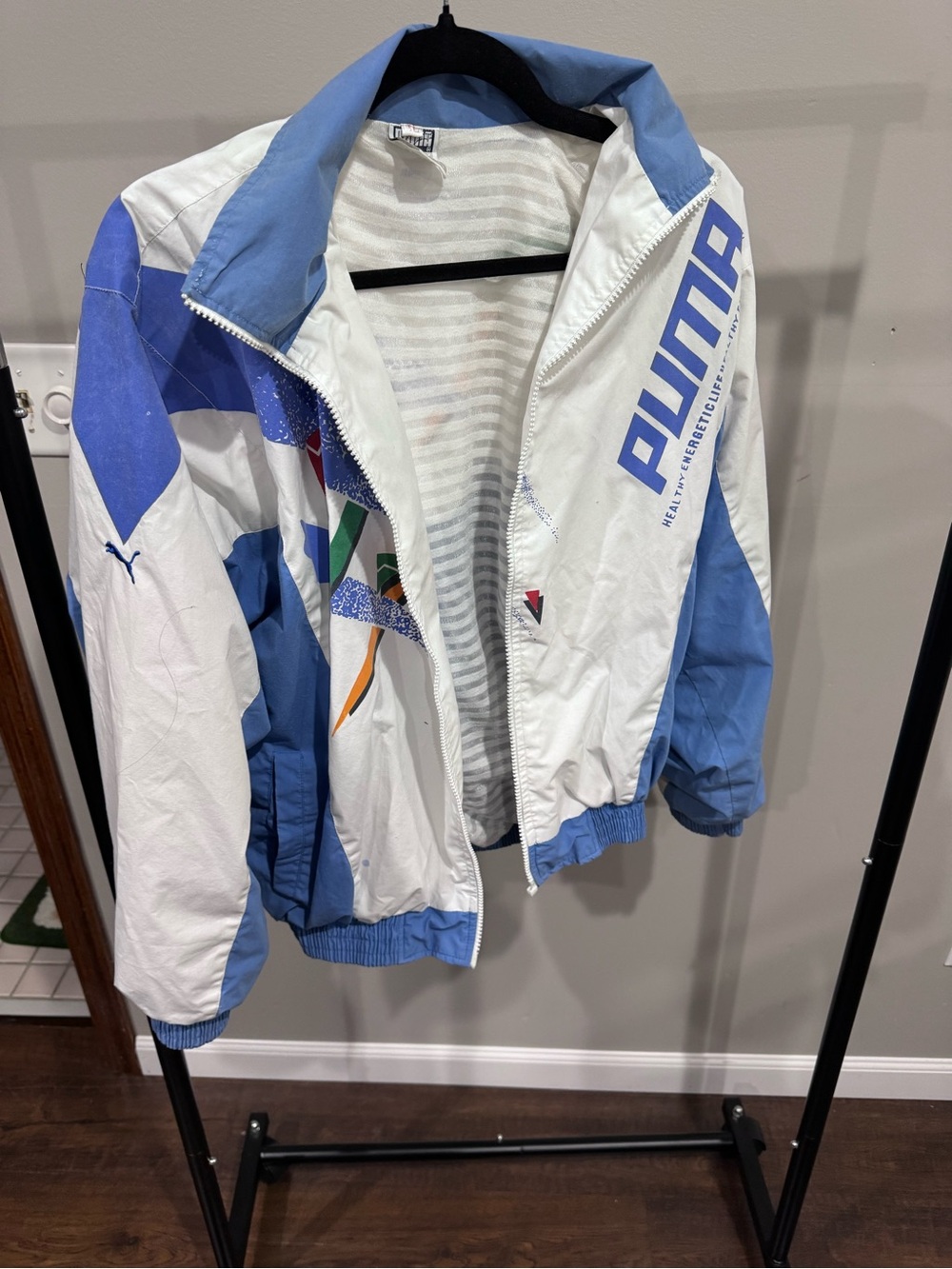 Vintage 90s puma windbreaker Jacket